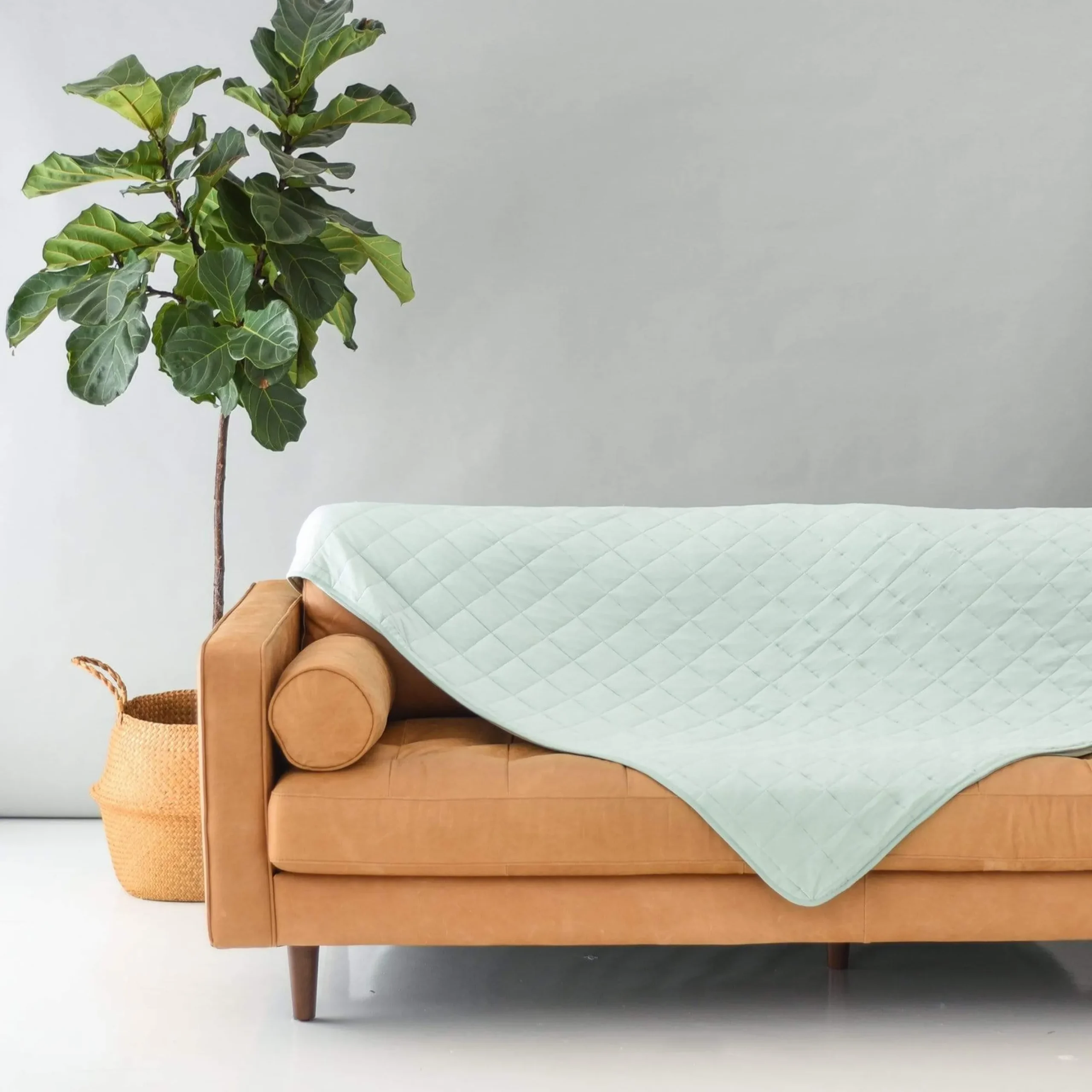 Adult Quilted Blanket in Sage 2.5