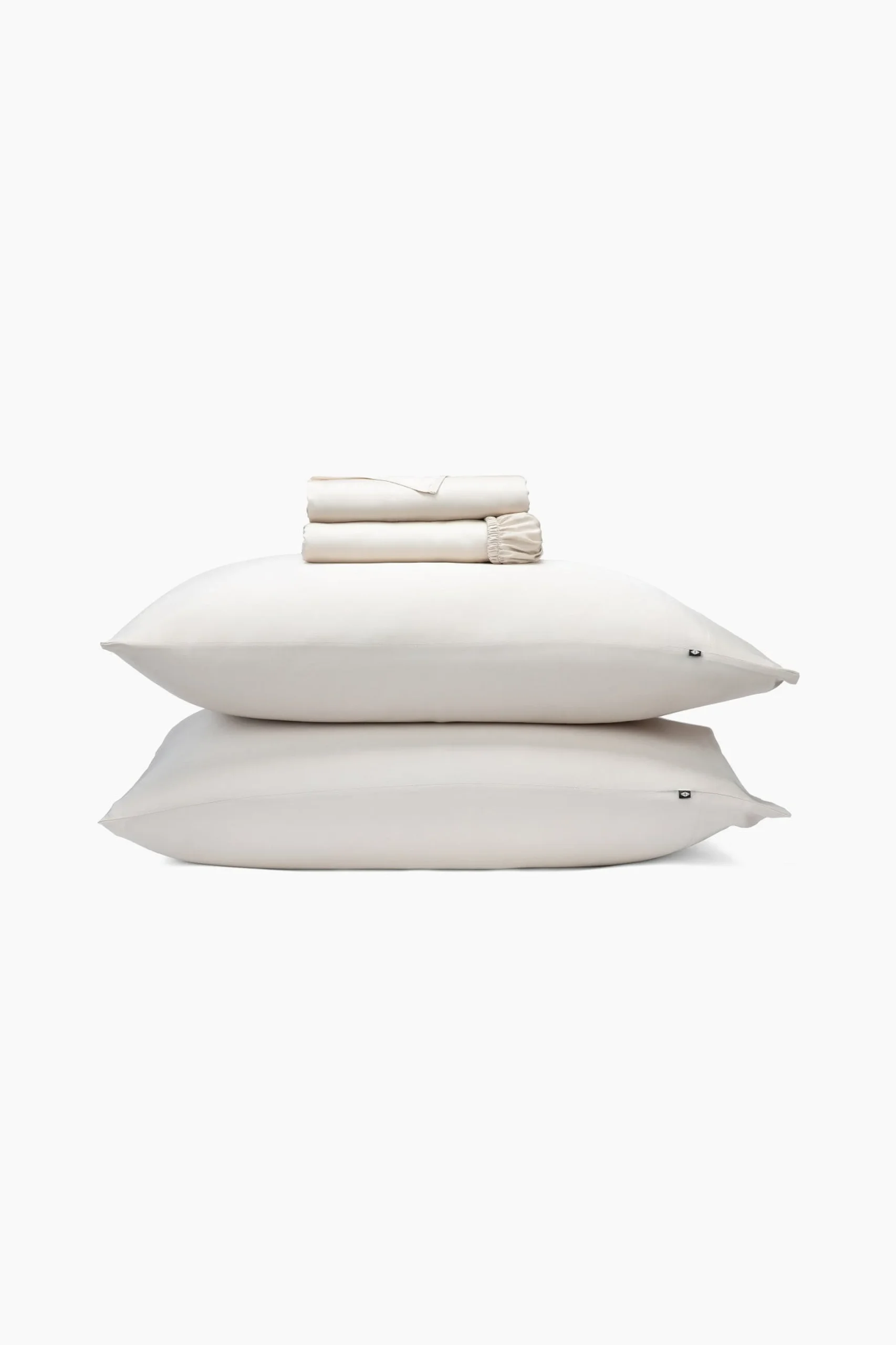 Bamboo Sateen Sheet Set in Champagne