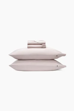 Bamboo Sateen Sheet Set in Rose Quartz
