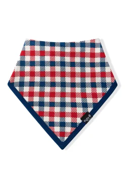 Bib in Patriotic Gingham