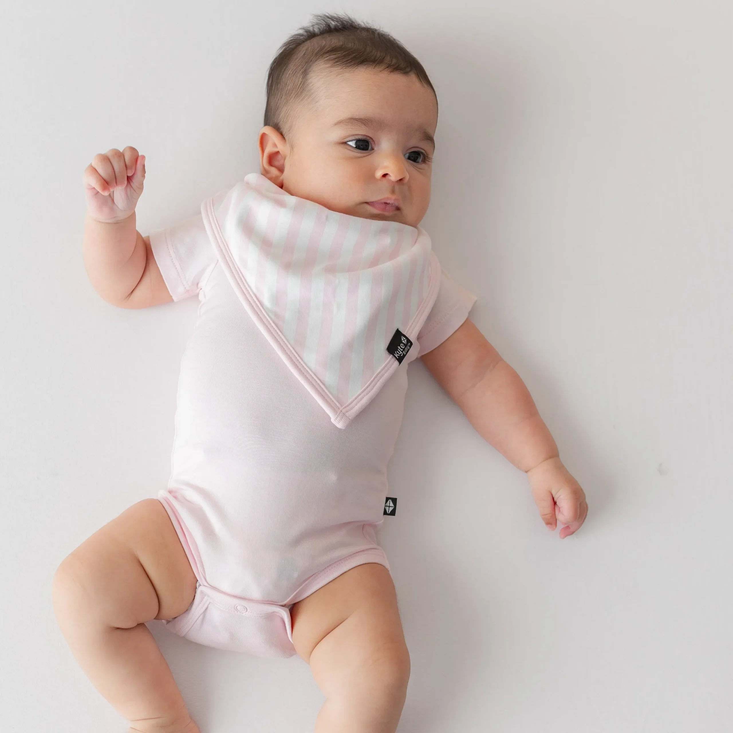 Bib in Small Sakura Stripe