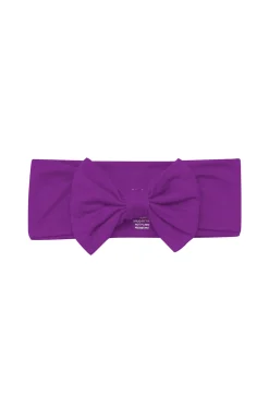 Bow Headband in Berry