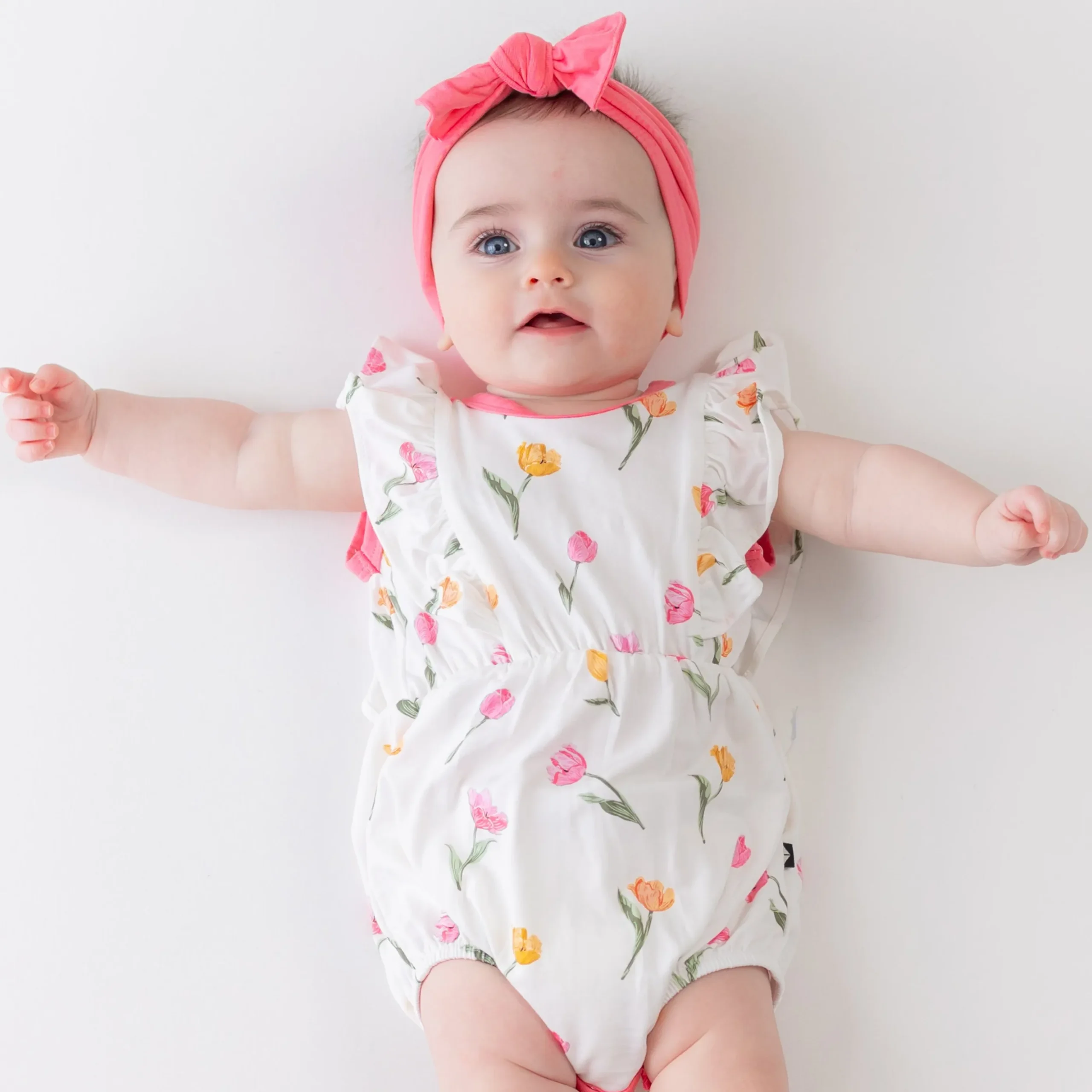 Bubble Romper in Tulip
