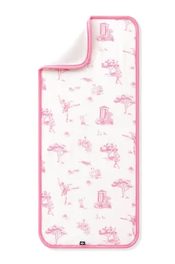 Burp Cloth in Toile Ballet