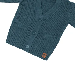 Chunky Knit Oversized Cardigan in Atlantic