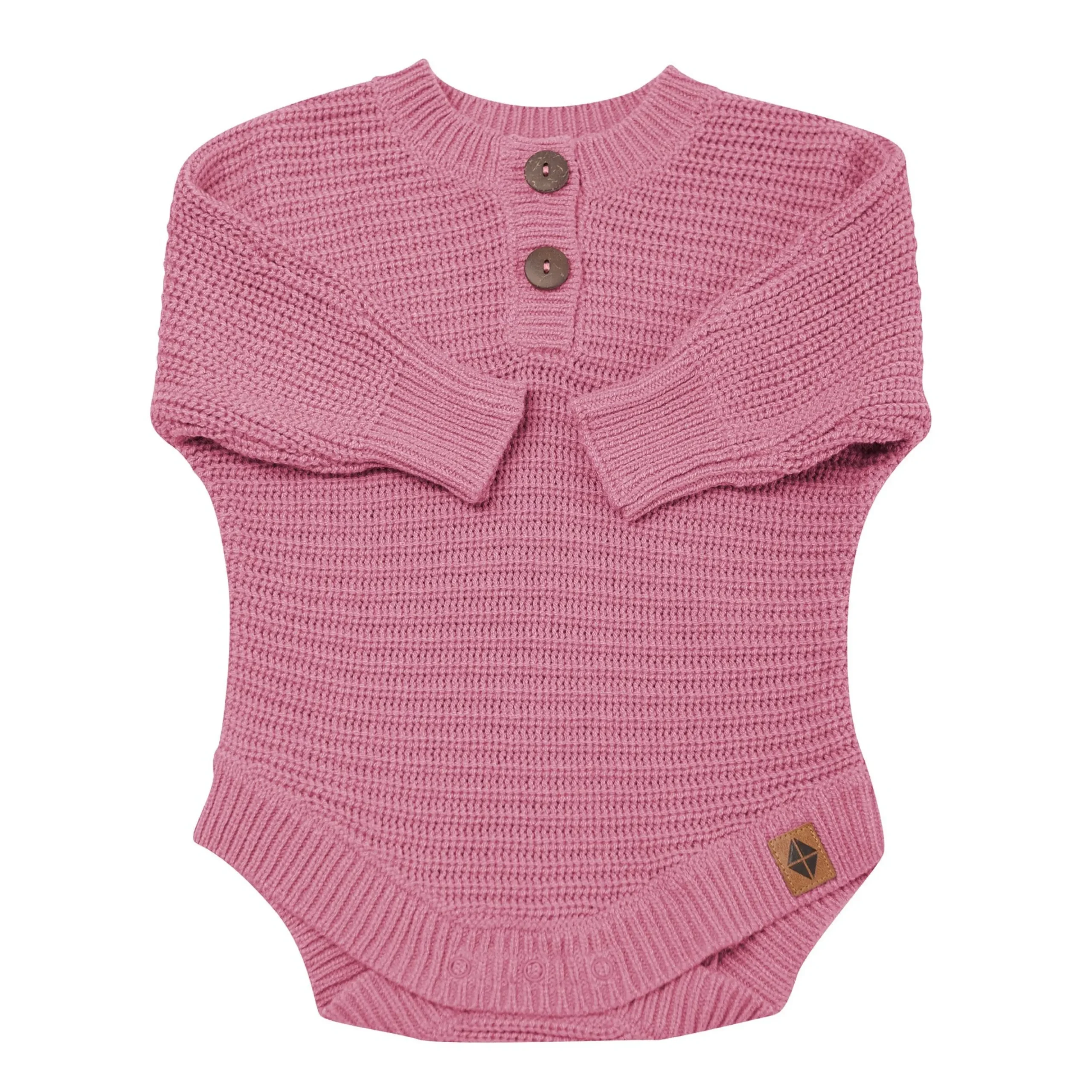 Chunky Knit Romper in Apple Blossom