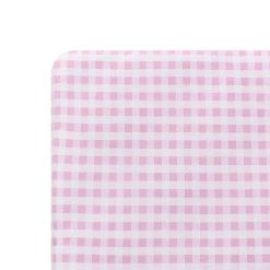 Crib Sheet in Gingham Thistle