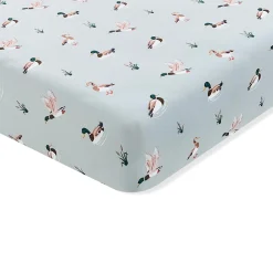 Crib Sheet in Mallard Duck