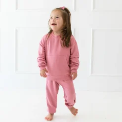 French Terry Jogger Set in Apple Blossom