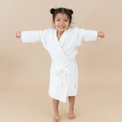 Hooded Bath Robe in Cloud
