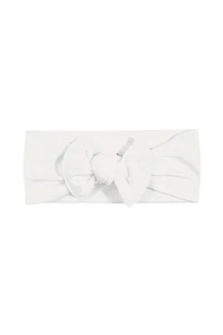 Knotted Bow Headband in Cloud