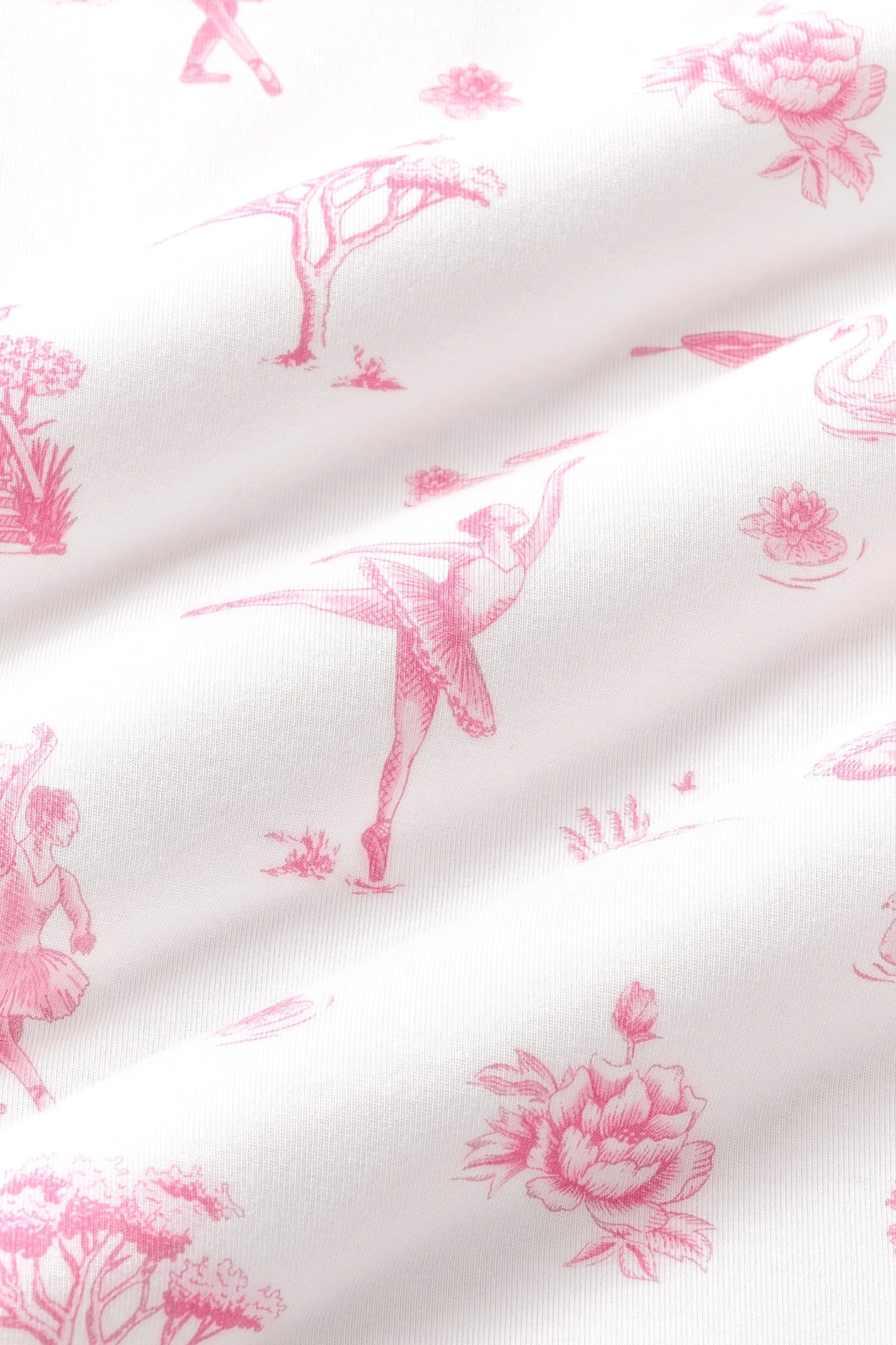 Knotted Bow Headband in Toile Ballet