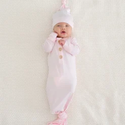 Knotted Gown with Hat Set in Sakura