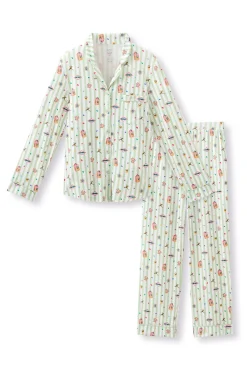 Long-Sleeved Women's Pajama Set in Honeydukes