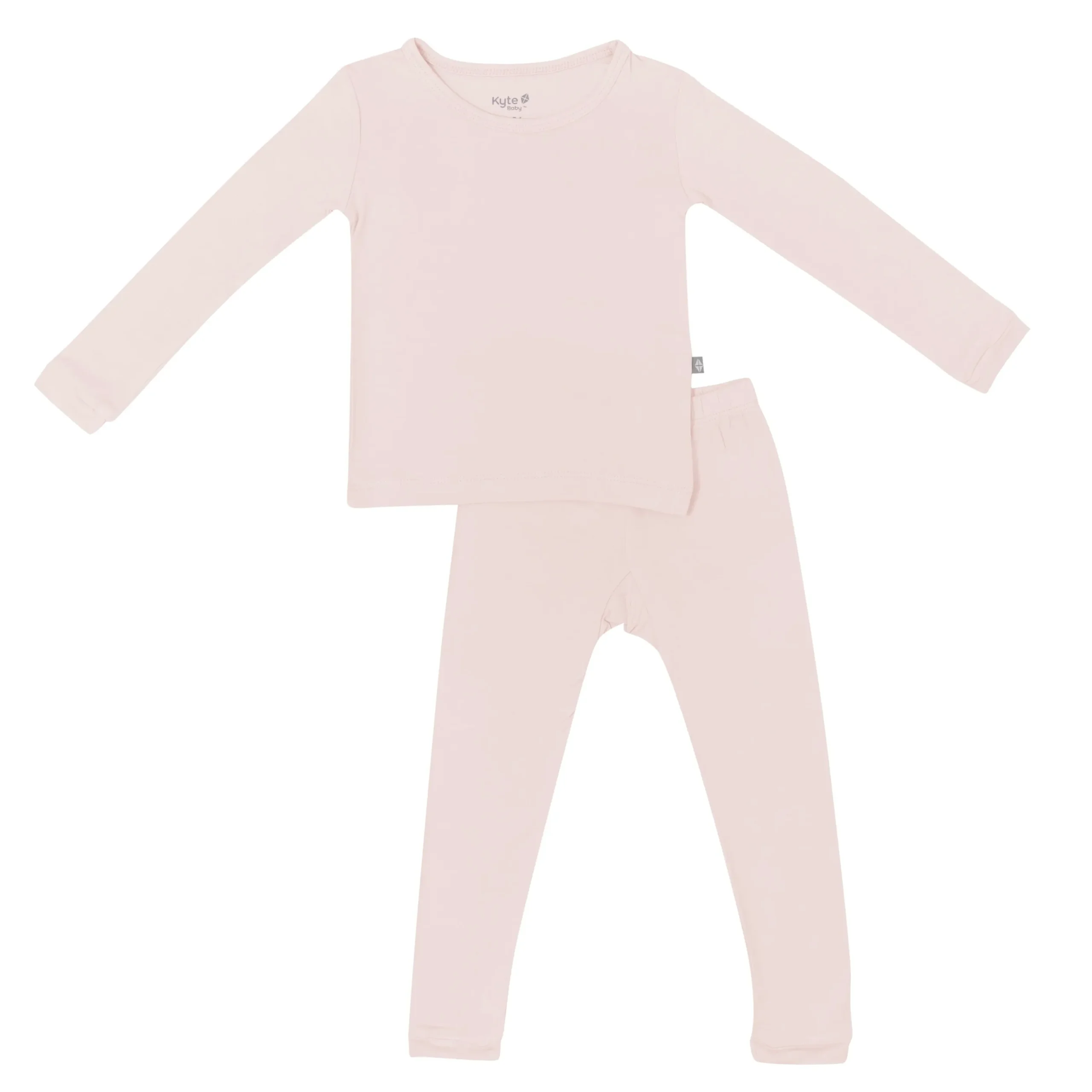 Long Sleeve Pajamas in Blush