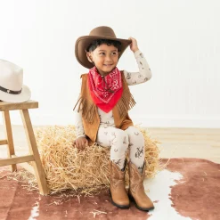 Long Sleeve Pajamas in Classic Cowboy