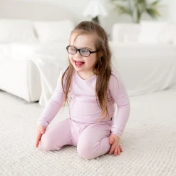 Long Sleeve Pajamas in Thistle