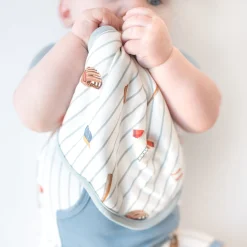 Lovey in Home Run with Removable Wooden Teething Ring