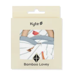 Lovey in Home Run with Removable Wooden Teething Ring