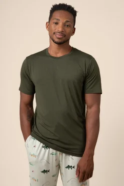 Men's Crew Neck Tee in Fir