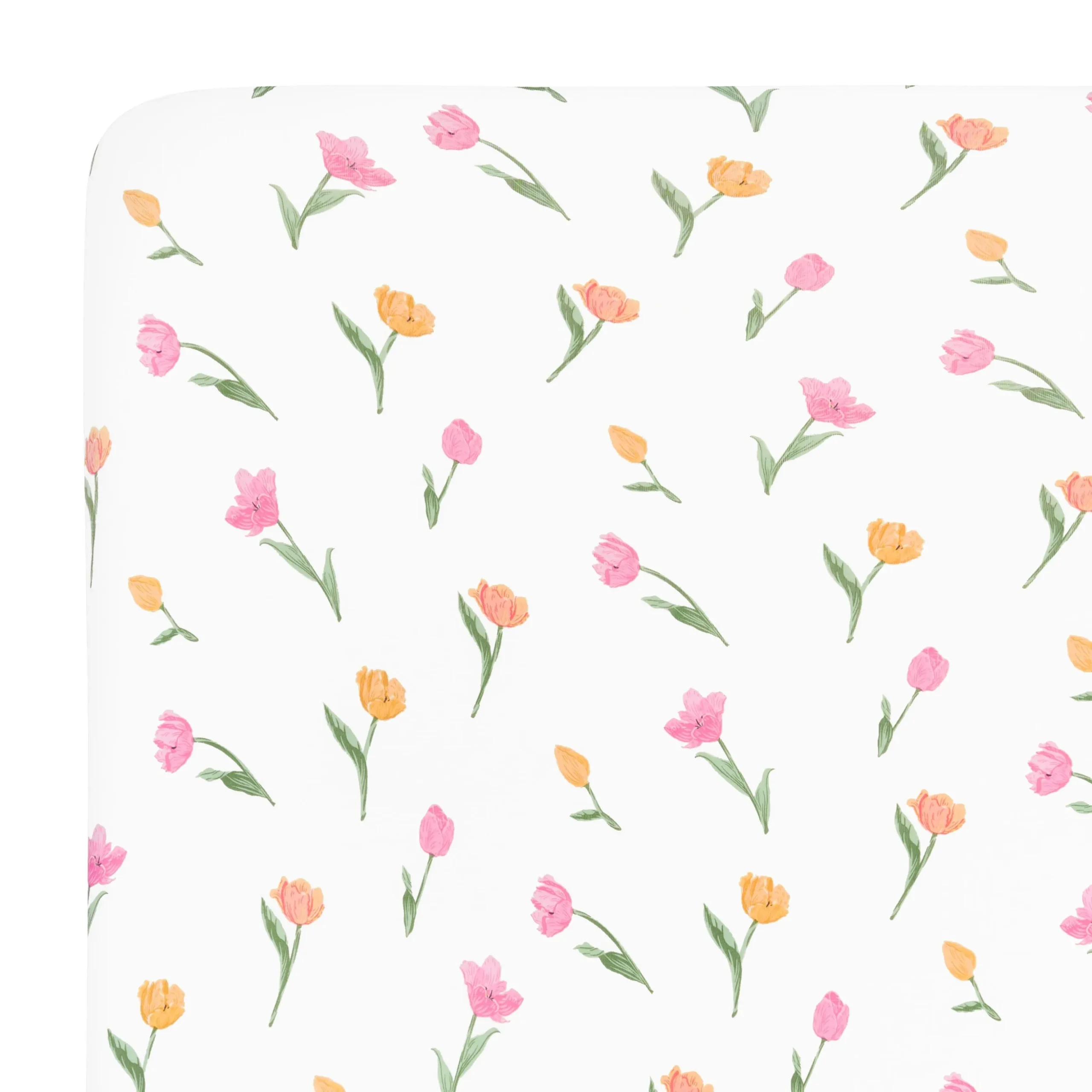Mini Crib Sheet in Tulip