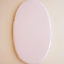 Oval Bassinet Sheet in Blush