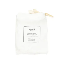Oval Bassinet Sheet in Cloud