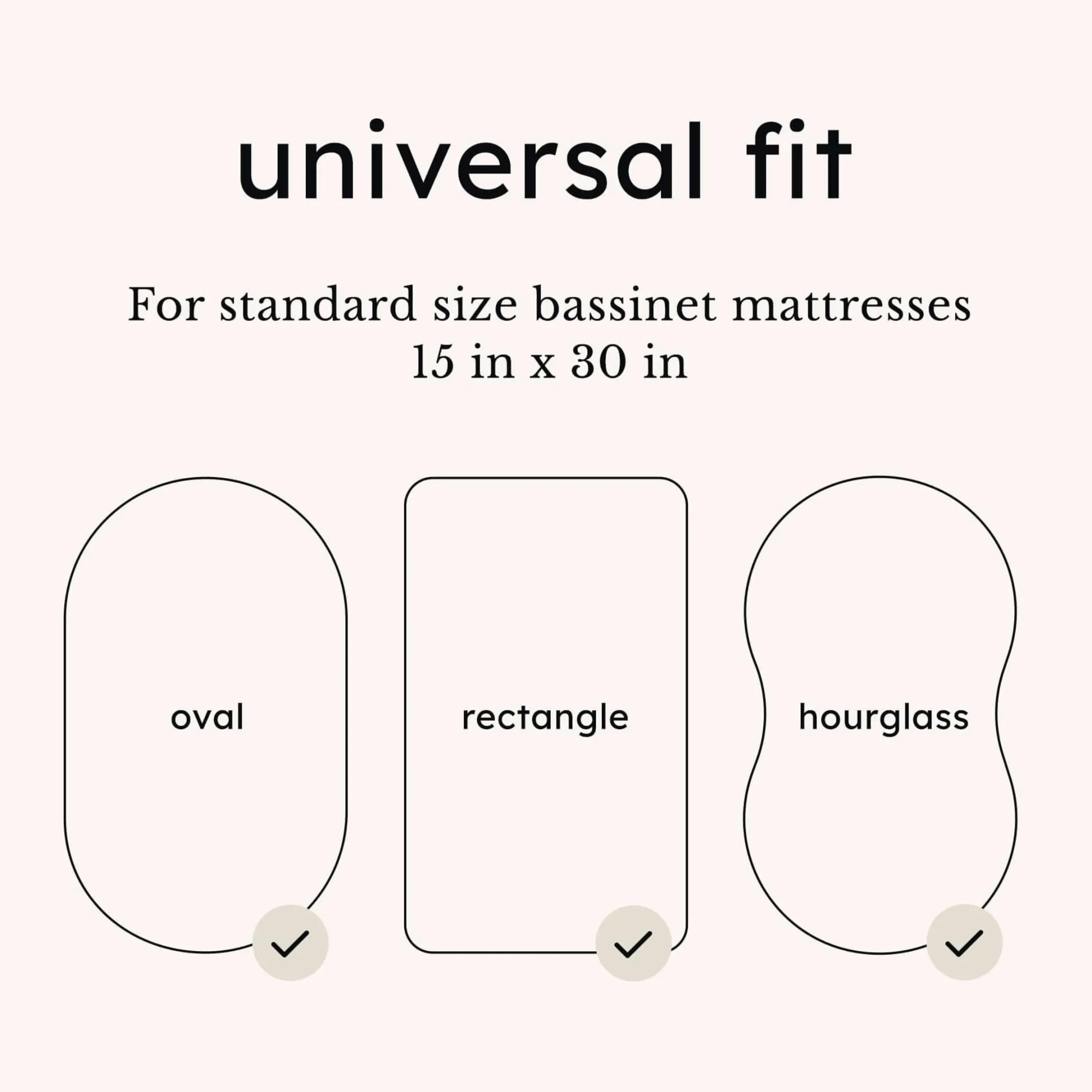 Oval Bassinet Sheet in Cloud