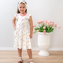 Pocket Dress in Tulip