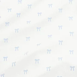 Pointelle Take Me Home Set with Cap in Sweet Blue Bow