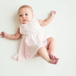 Polo Bodysuit Dress in Sakura