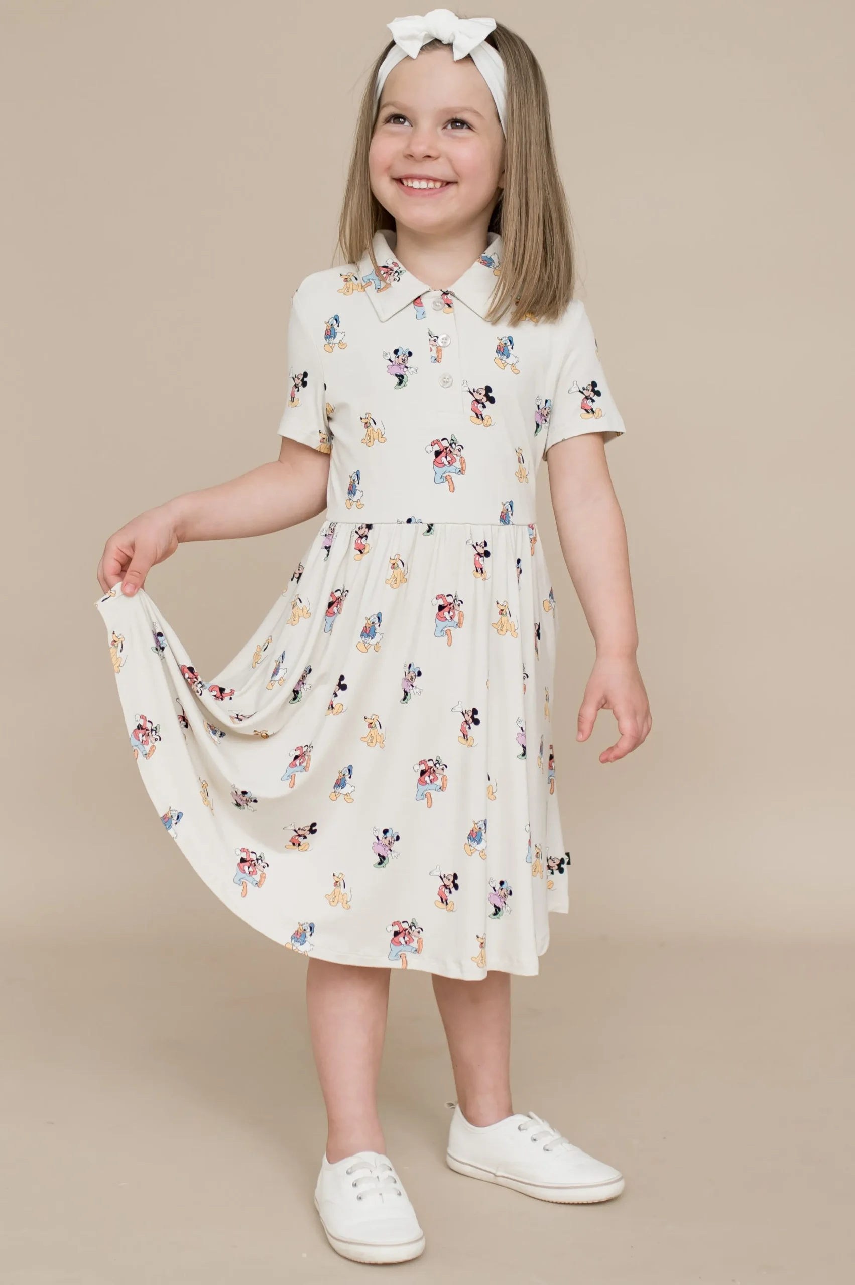 Polo Dress in Mickey Mouse and Friends