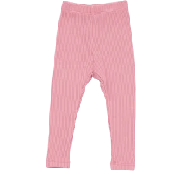 Ribbed Leggings in Apple Blossom