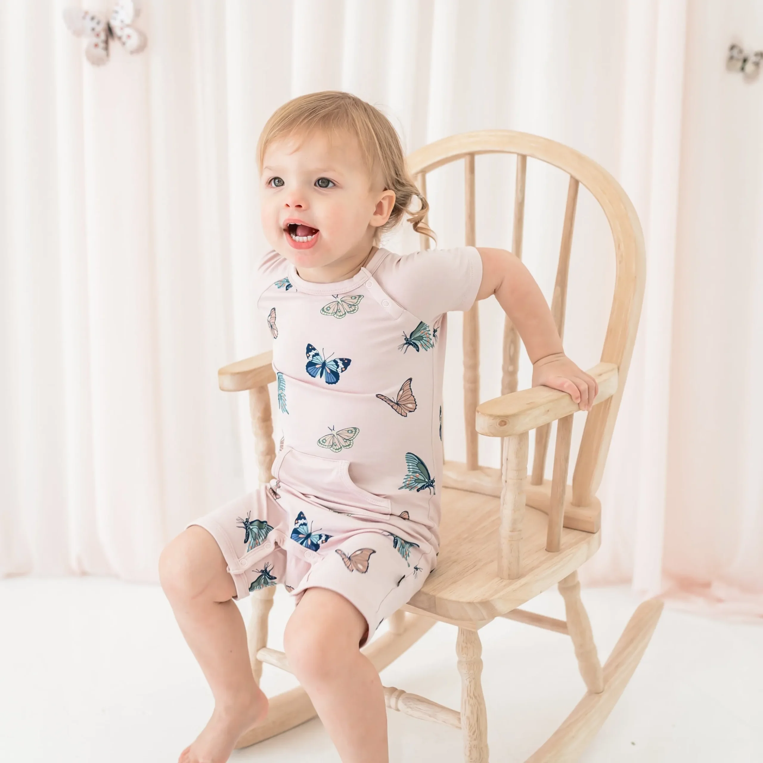 Shortall in Blush Butterfly
