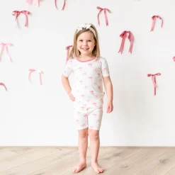 Short Sleeve Pajamas in Bow