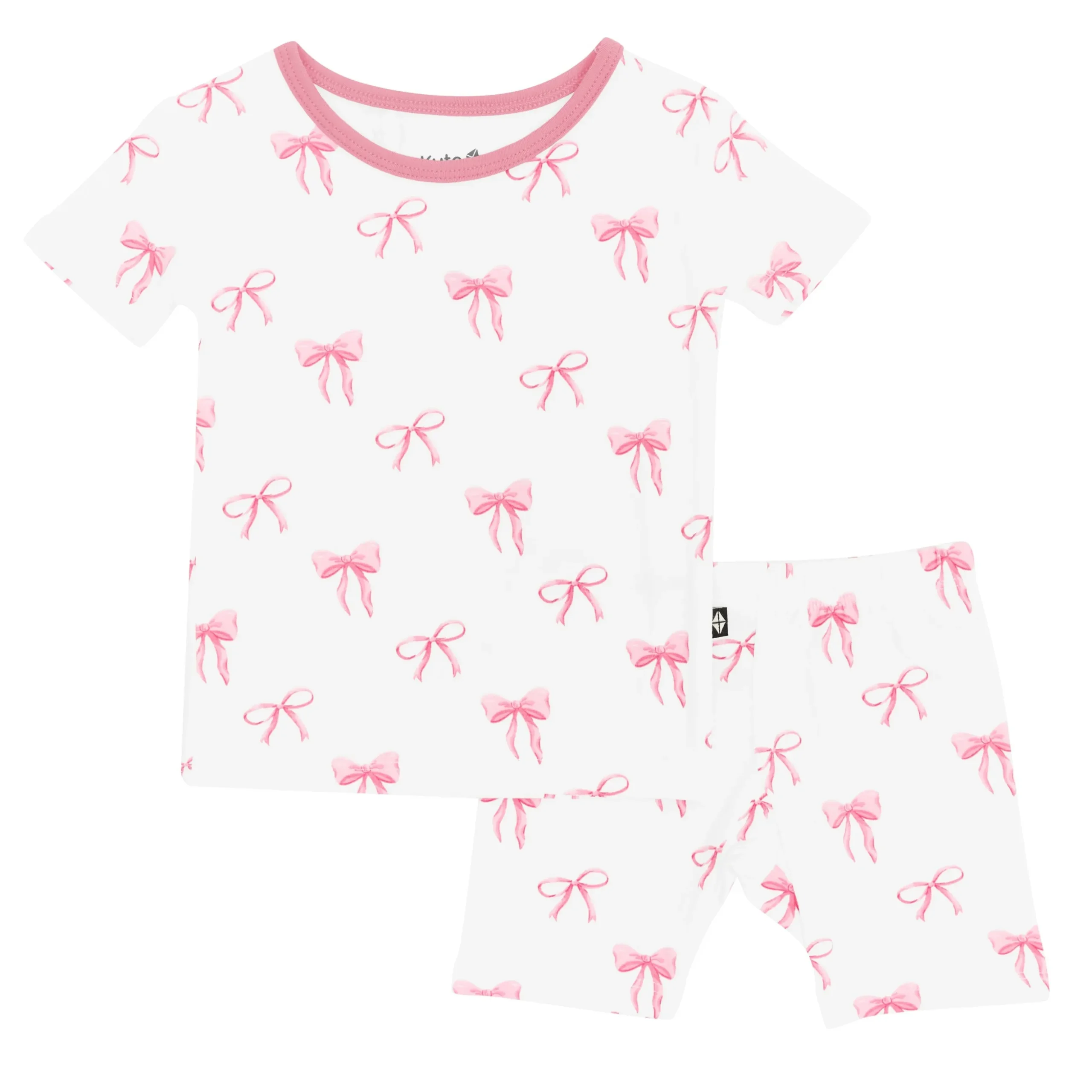 Short Sleeve Pajamas in Bow