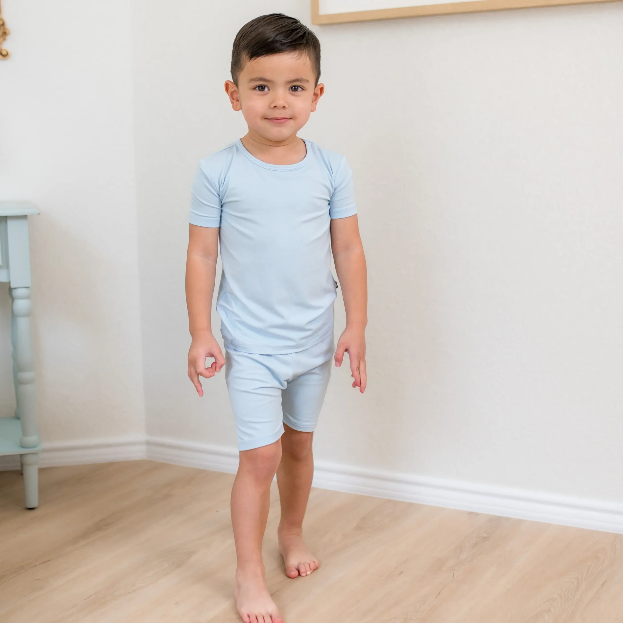 Short Sleeve Pajamas in Breeze