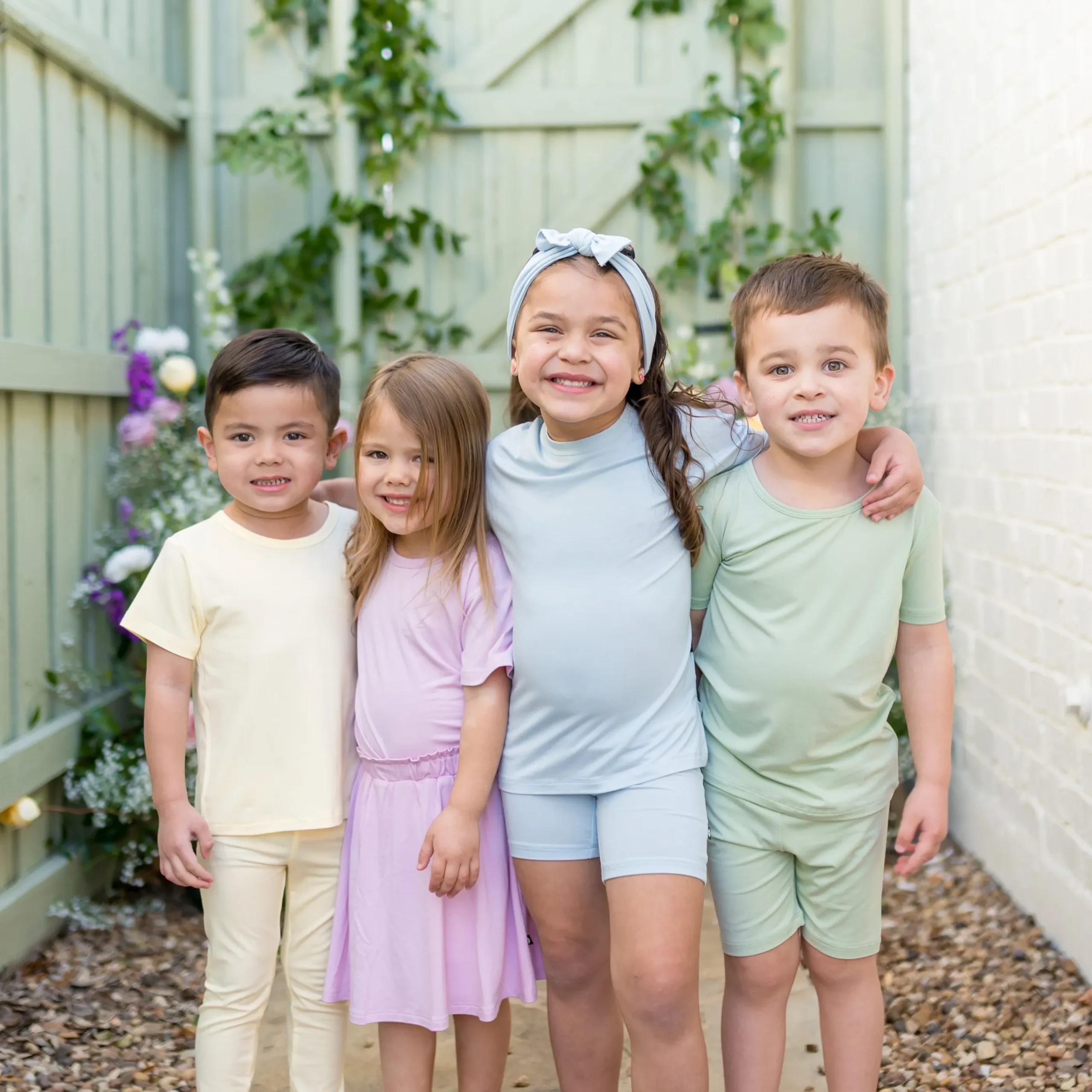 Short Sleeve Pajamas in Breeze