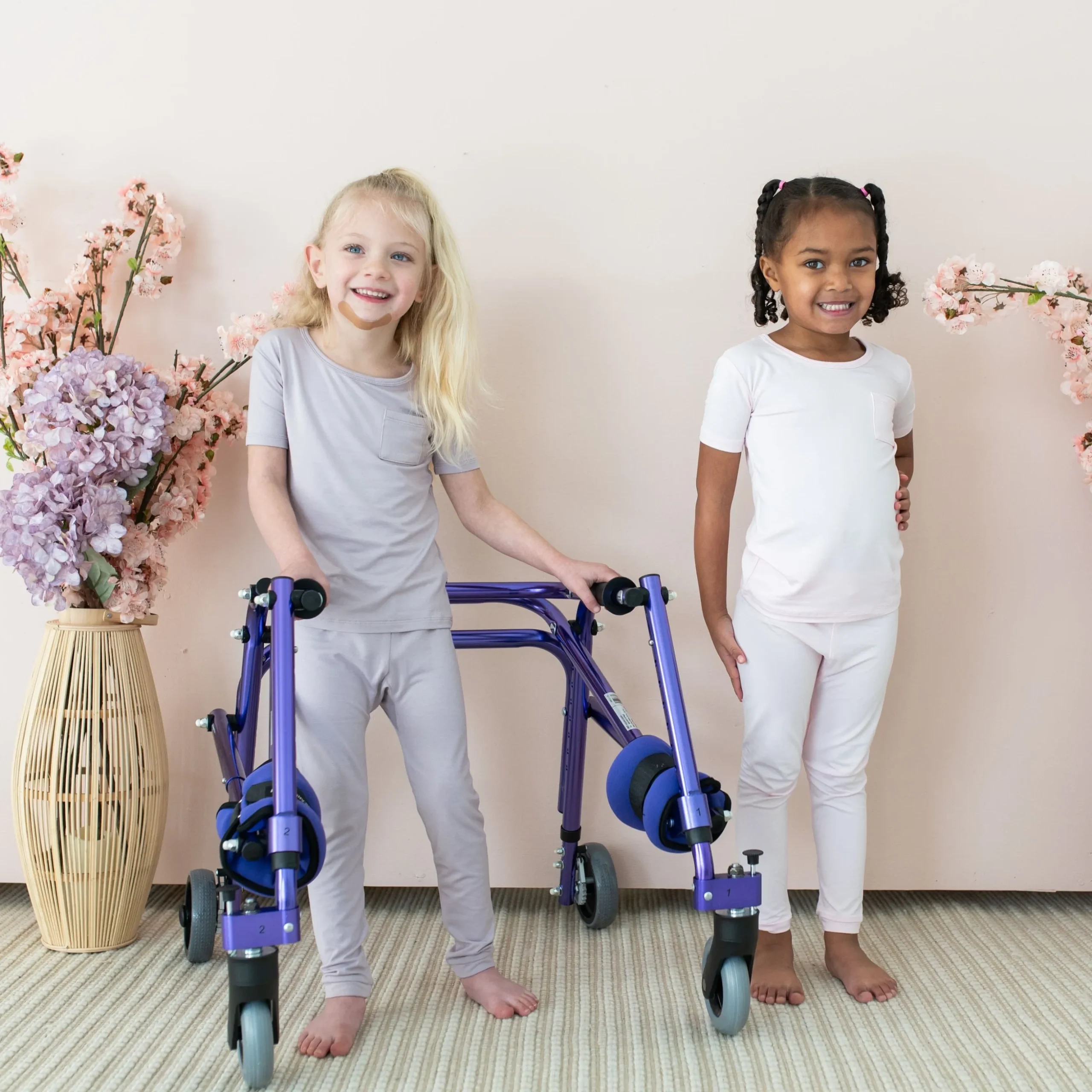 Short Sleeve with Pants Pajamas in Sakura