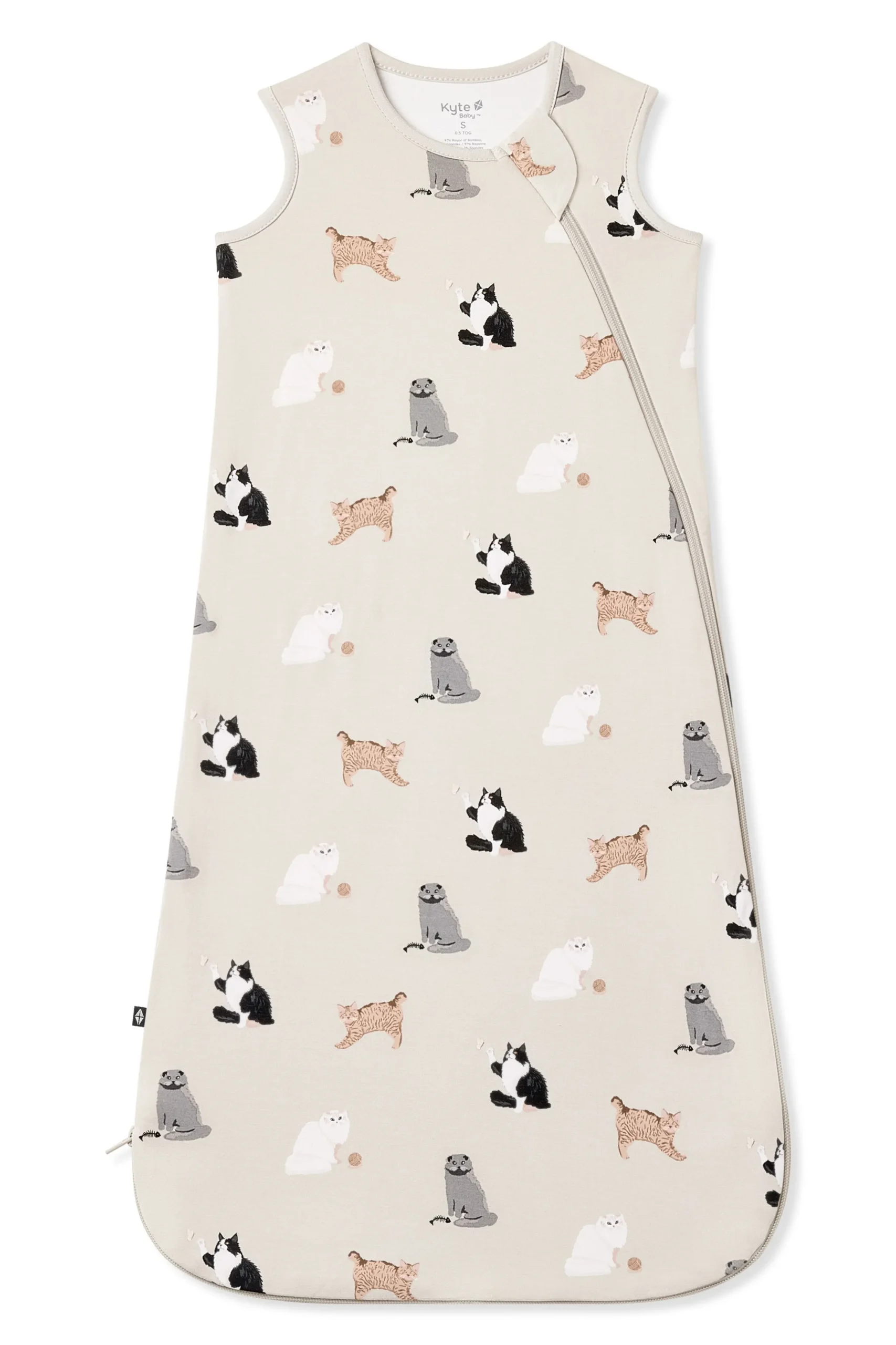 Sleep Bag in Fluffy Cat 0.5