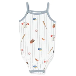 Spaghetti Strap Leotard in Home Run