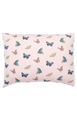 Standard Pillowcase in Blush Butterfly