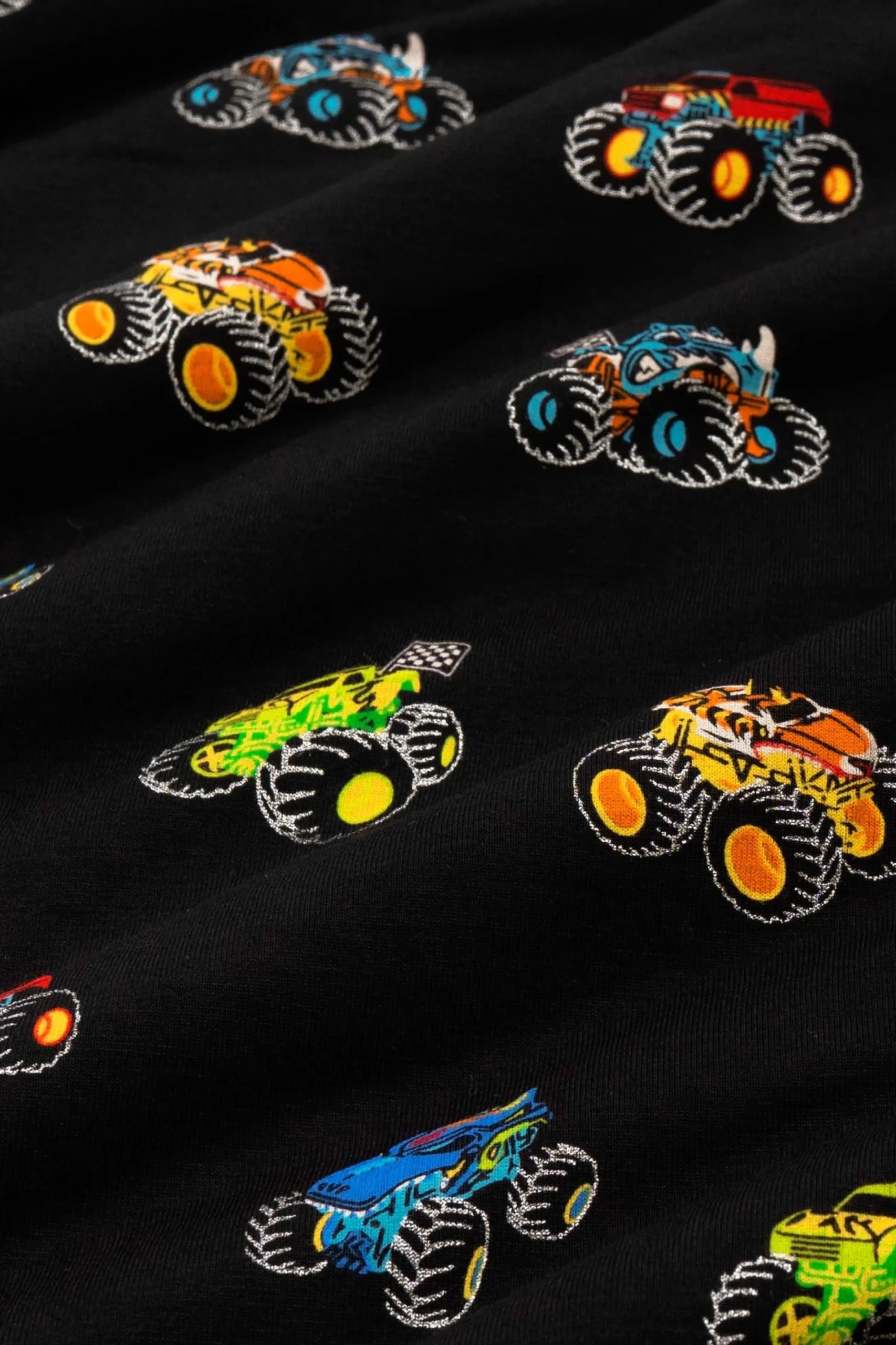 Swaddle Blanket in Monster Truck