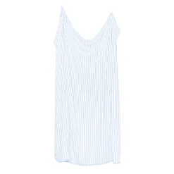 Swaddle Blanket in Small Mist Stripe