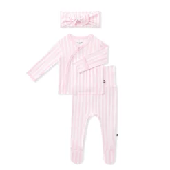 Take Me Home Set with Bow in Small Sakura Stripe