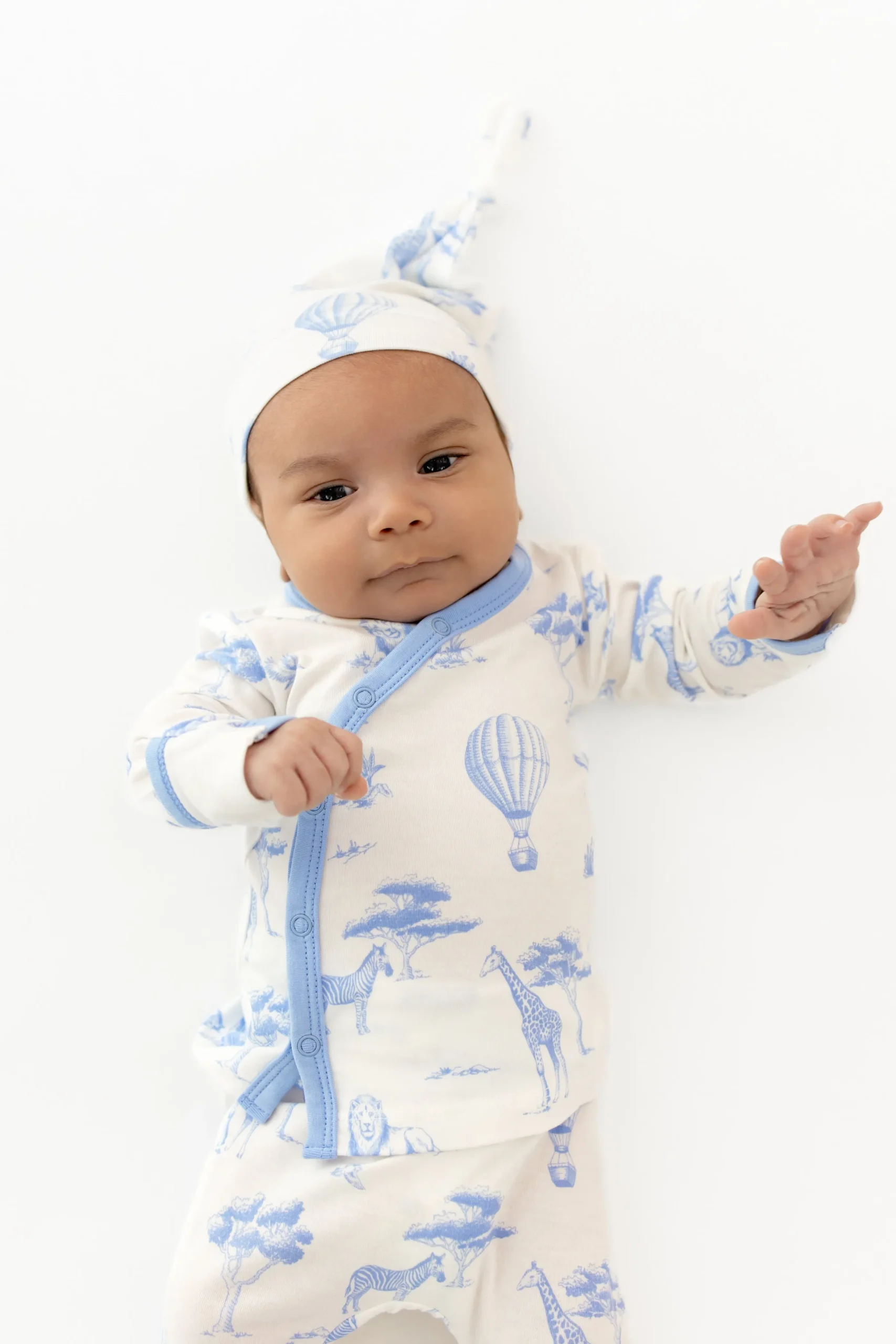 Take Me Home Set with Cap in Toile Safari