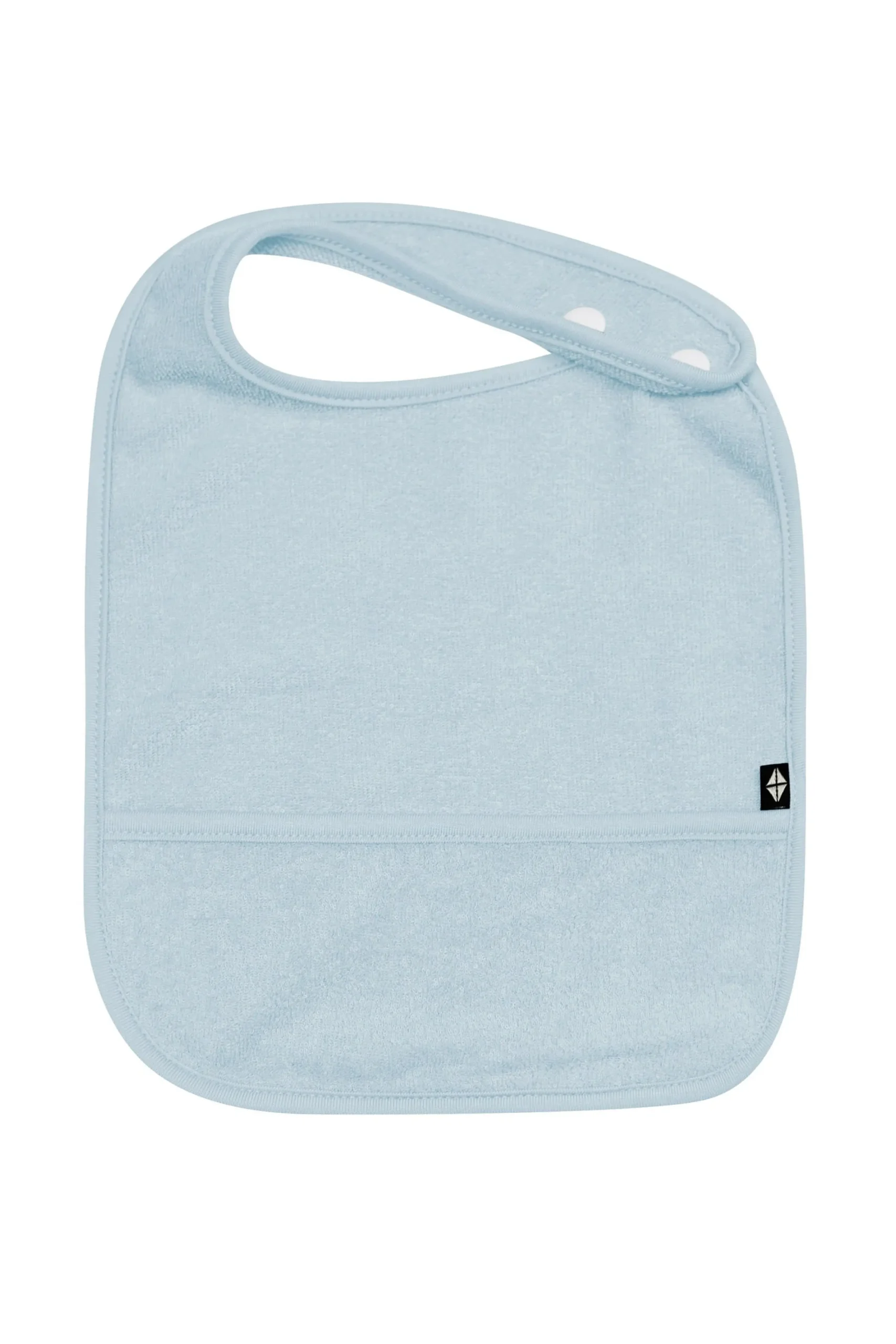 Terry Pocket Bib in Fog