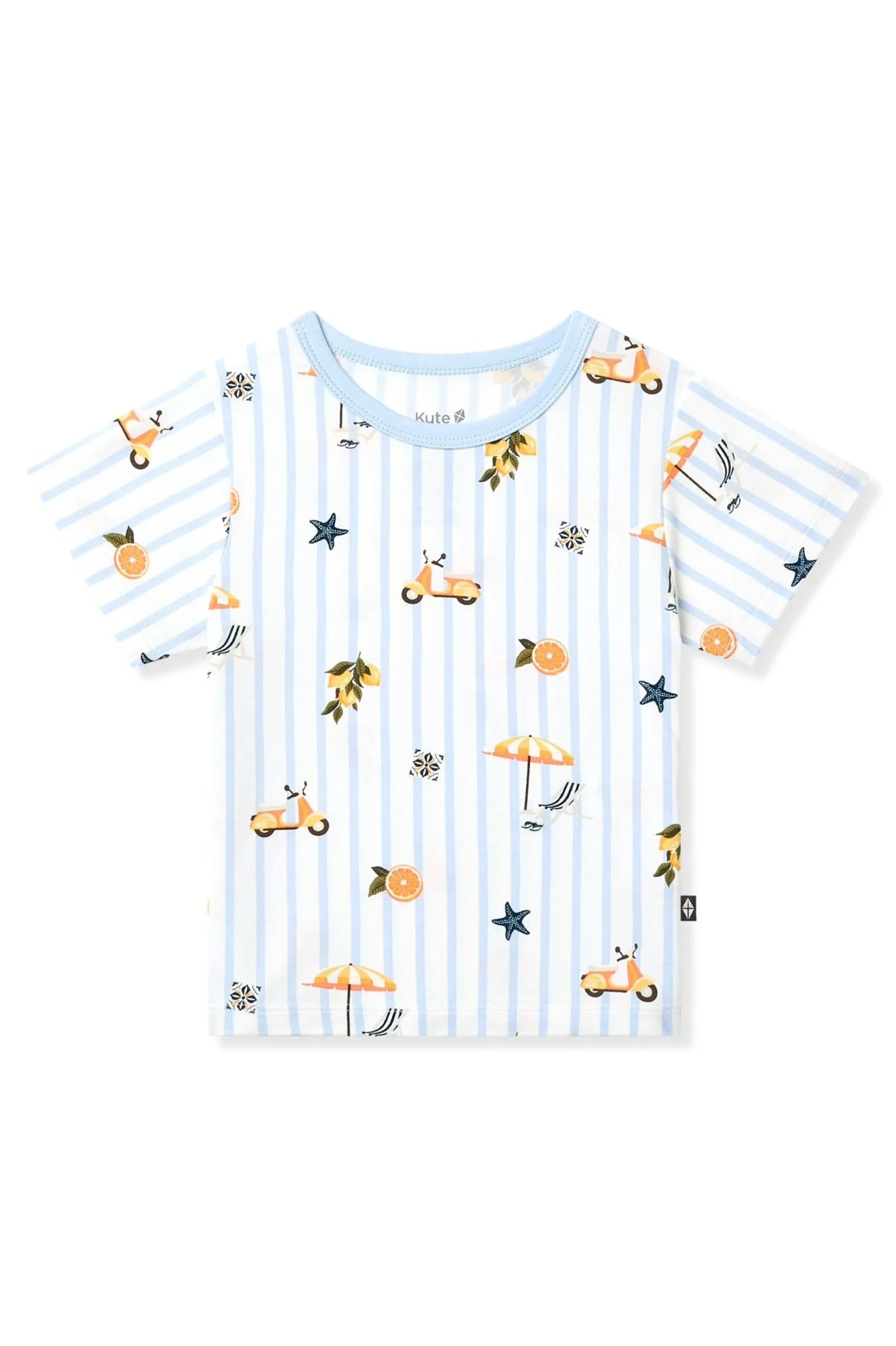 Toddler Basic Tee in Amalfi Coast