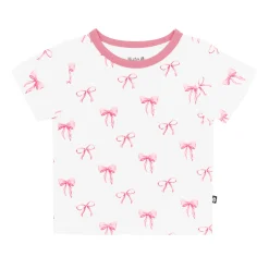 Toddler Basic Tee in Bow