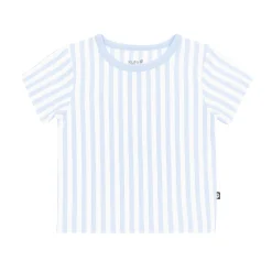 Toddler Basic Tee in Small Mist Stripe